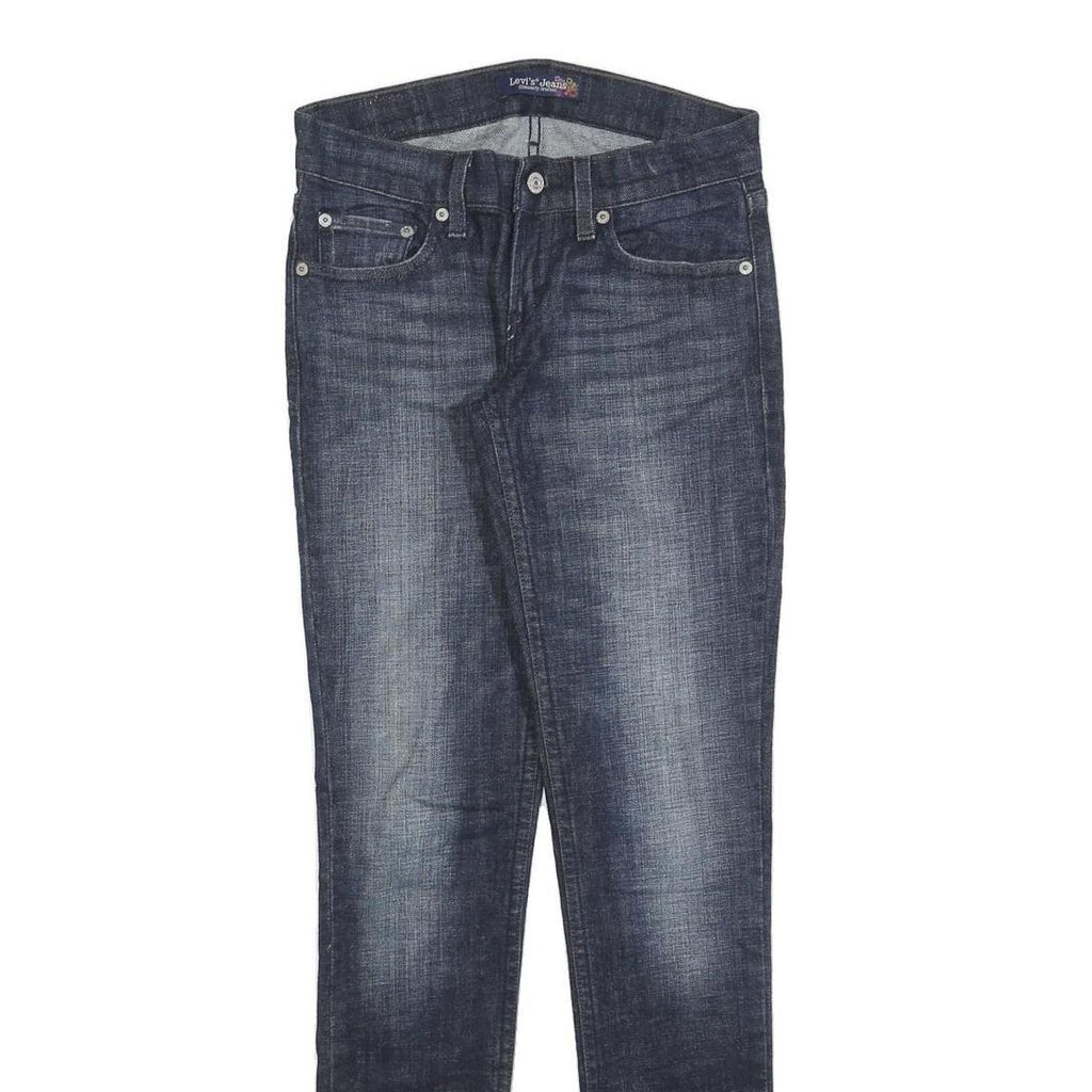 LEVI'S Womens Jeans Blue Slim Skinny Denim Medium W28 L32 Classic Fit Zip