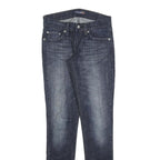 LEVI'S Womens Jeans Blue Slim Skinny Denim Medium W28 L32 Classic Fit Zip