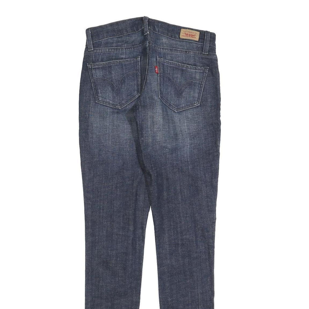 LEVI'S Womens Jeans Blue Slim Skinny Denim Medium W28 L32 Classic Fit Zip