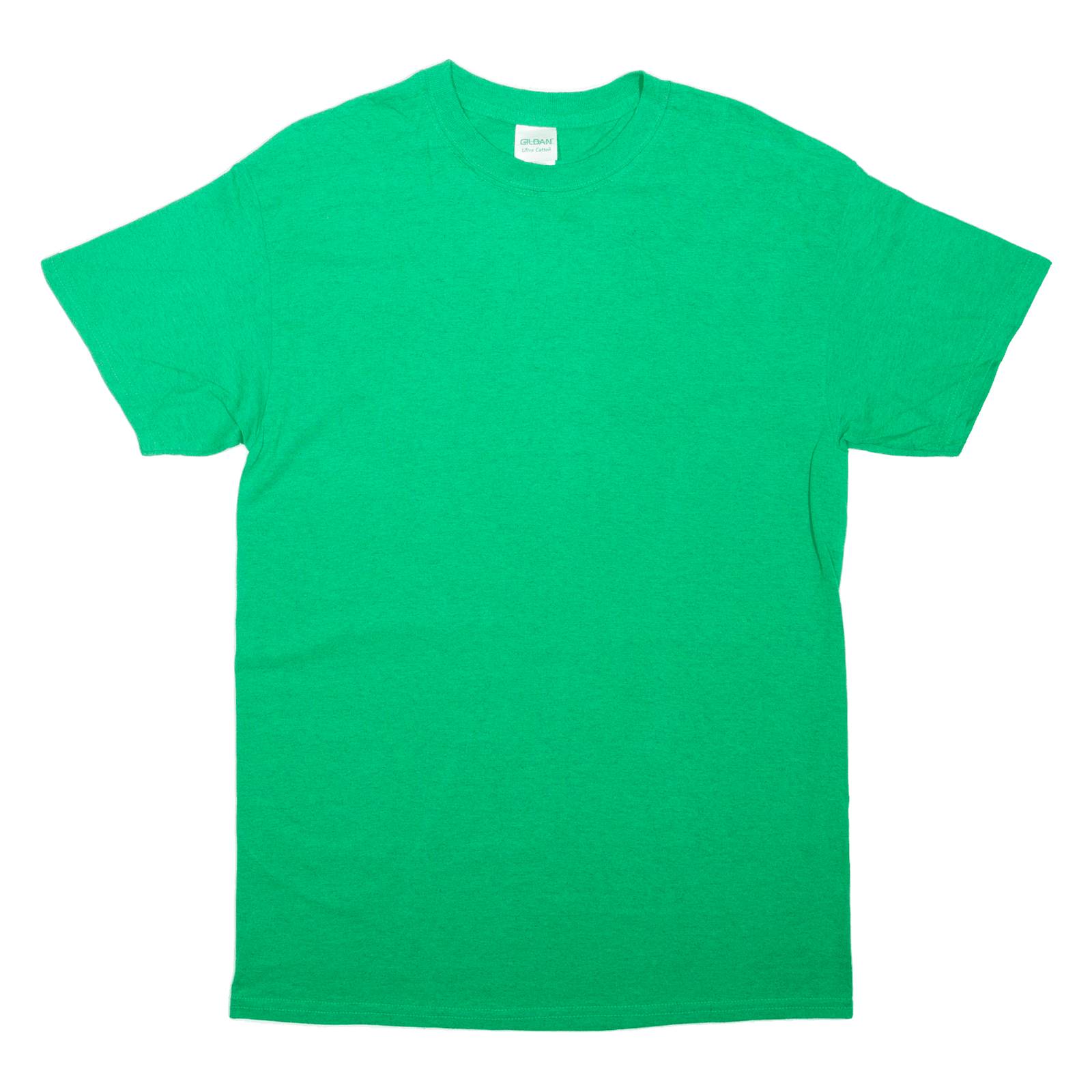 GILDAN Mens T-Shirt Green M