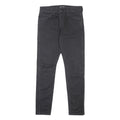 LEVI'S Mens Slim Black Skinny Denim Jeans Cotton Blend W32 L32 Zip Classic