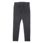 LEVI'S Mens Slim Black Skinny Denim Jeans Cotton Blend W32 L32 Zip Classic