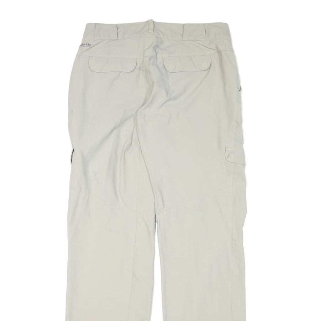 COLUMBIA Womens Regular Beige Cargo Zip Trousers W28 L31 Outdoor Casual