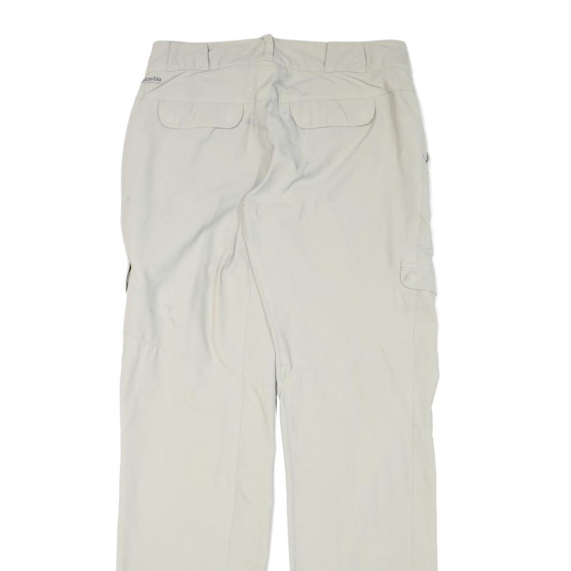 COLUMBIA Womens Regular Beige Cargo Zip Trousers W28 L31 Outdoor Casual