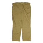 LEVI'S Mens Cotton Beige Regular Fit Straight Leg Trousers W38 L30 Casual Wear