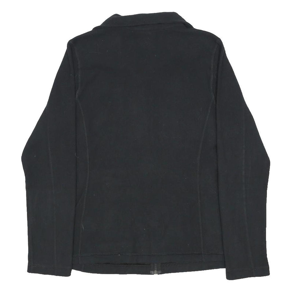 PATAGONIA Womens Black Jacket M Polyester Zip Plain Casual Outerwear