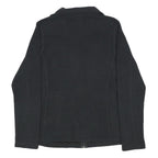 PATAGONIA Womens Black Jacket M Polyester Zip Plain Casual Outerwear