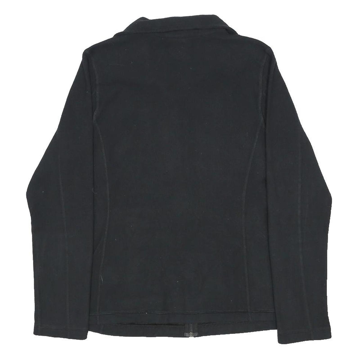 PATAGONIA Womens Black Jacket M Polyester Zip Plain Casual Outerwear