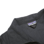 PATAGONIA Womens Black Jacket M Polyester Zip Plain Casual Outerwear