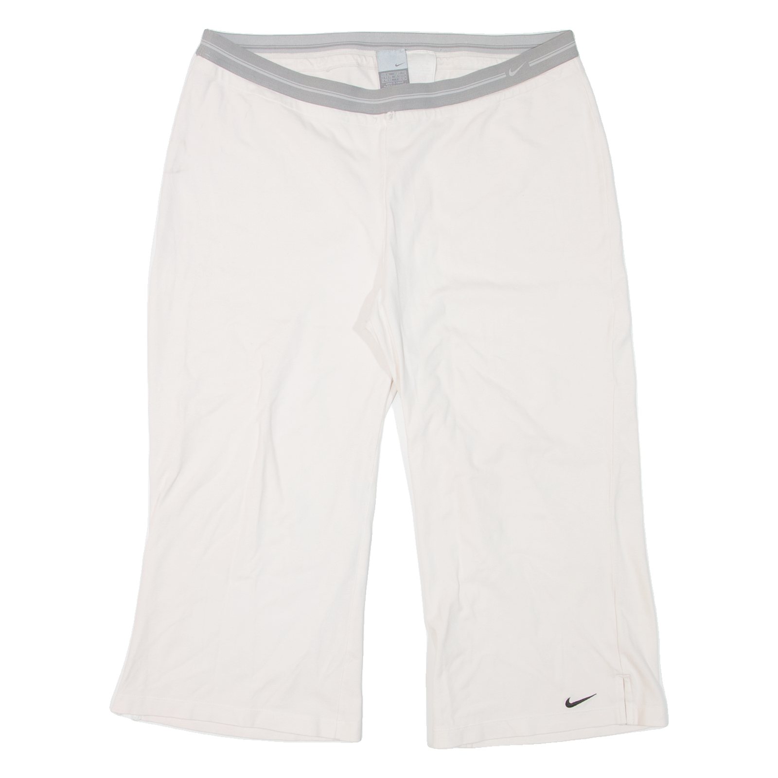 NIKE Womens Sports Shorts Beige Relaxed XL W32