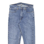 LEVI'S 505 Mens Jeans Blue Regular Straight Denim Medium W30 L23 Classic Style