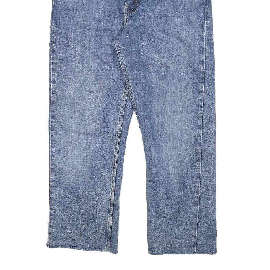 LEVI'S 505 Mens Jeans Blue Regular Straight Denim Medium W30 L23 Classic Style