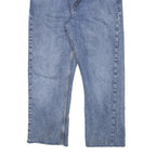 LEVI'S 505 Mens Jeans Blue Regular Straight Denim Medium W30 L23 Classic Style