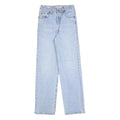 LEVI'S Womens Regular Fit Straight Leg Denim Light Blue Cotton Blend Button W26