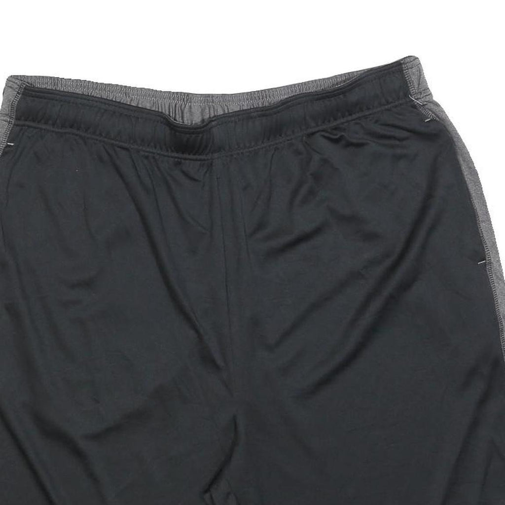 REEBOK Mens Shorts Black & Grey Casual Regular XL W36 Activewear