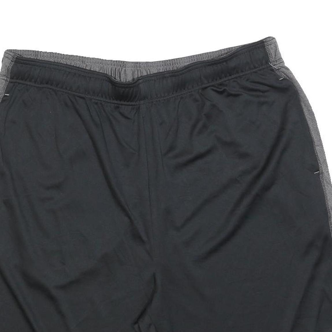 REEBOK Mens Shorts Black & Grey Casual Regular XL W36 Activewear
