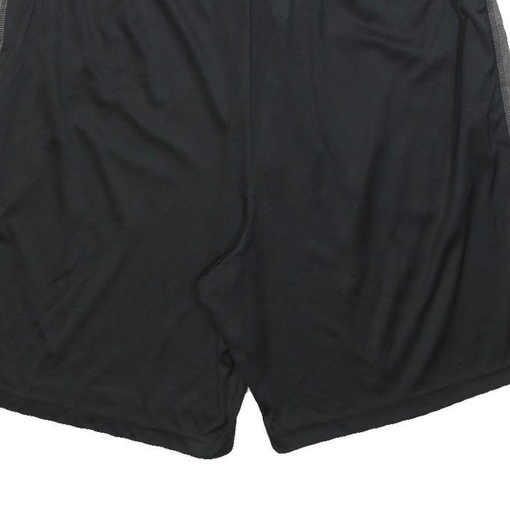 REEBOK Mens Shorts Black & Grey Casual Regular XL W36 Activewear