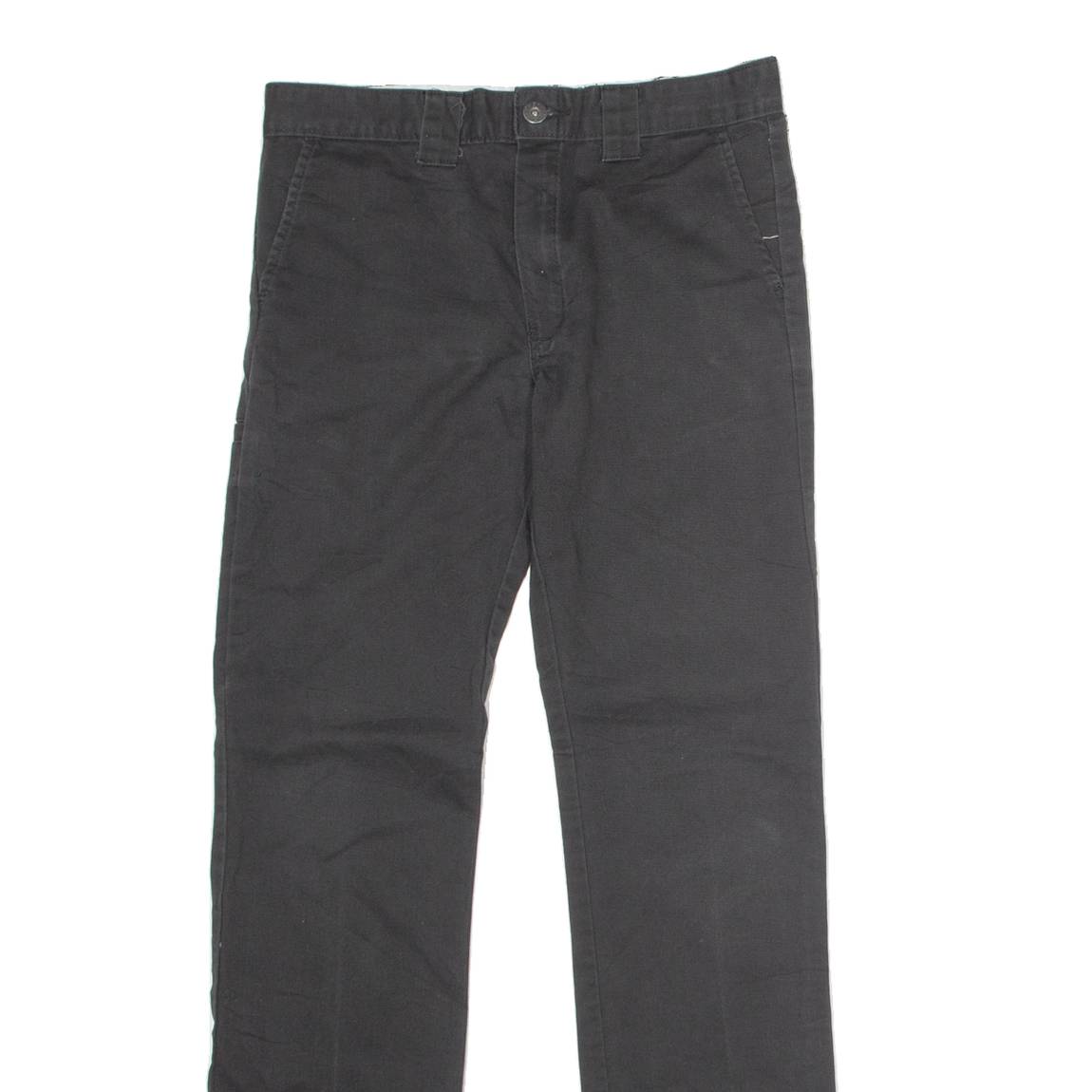 DICKIES Workwear Womens Trousers Black Regular Skinny W30 L30