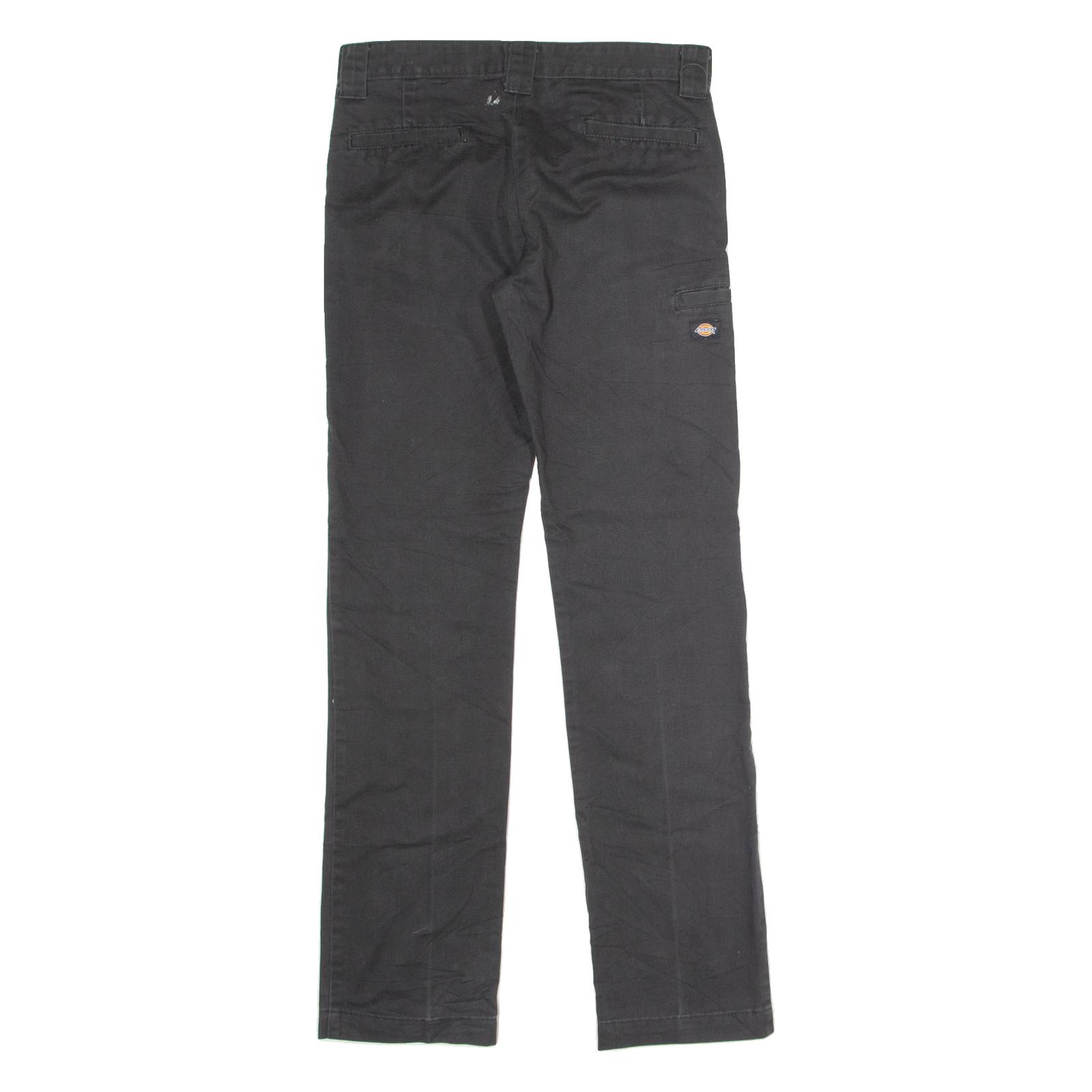 DICKIES Workwear Womens Trousers Black Regular Skinny W30 L30