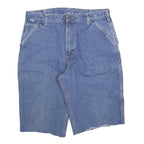 CARHARTT Mens Denim Blue Casual Shorts XL W38 Workwear Pockets Rugged