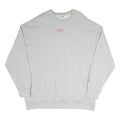 PUMA Womens Grey Sweatshirt Crew Neck XL Cotton Blend Casual Logo Printed