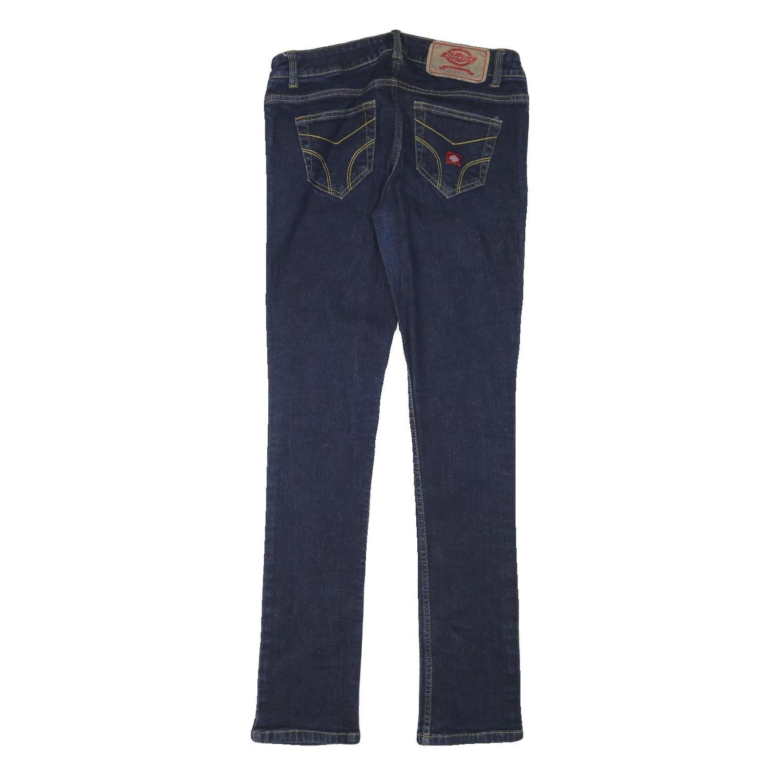 DICKIES Womens Jeans Blue Slim Skinny Denim Medium W29 L31 Slim Fit Zip