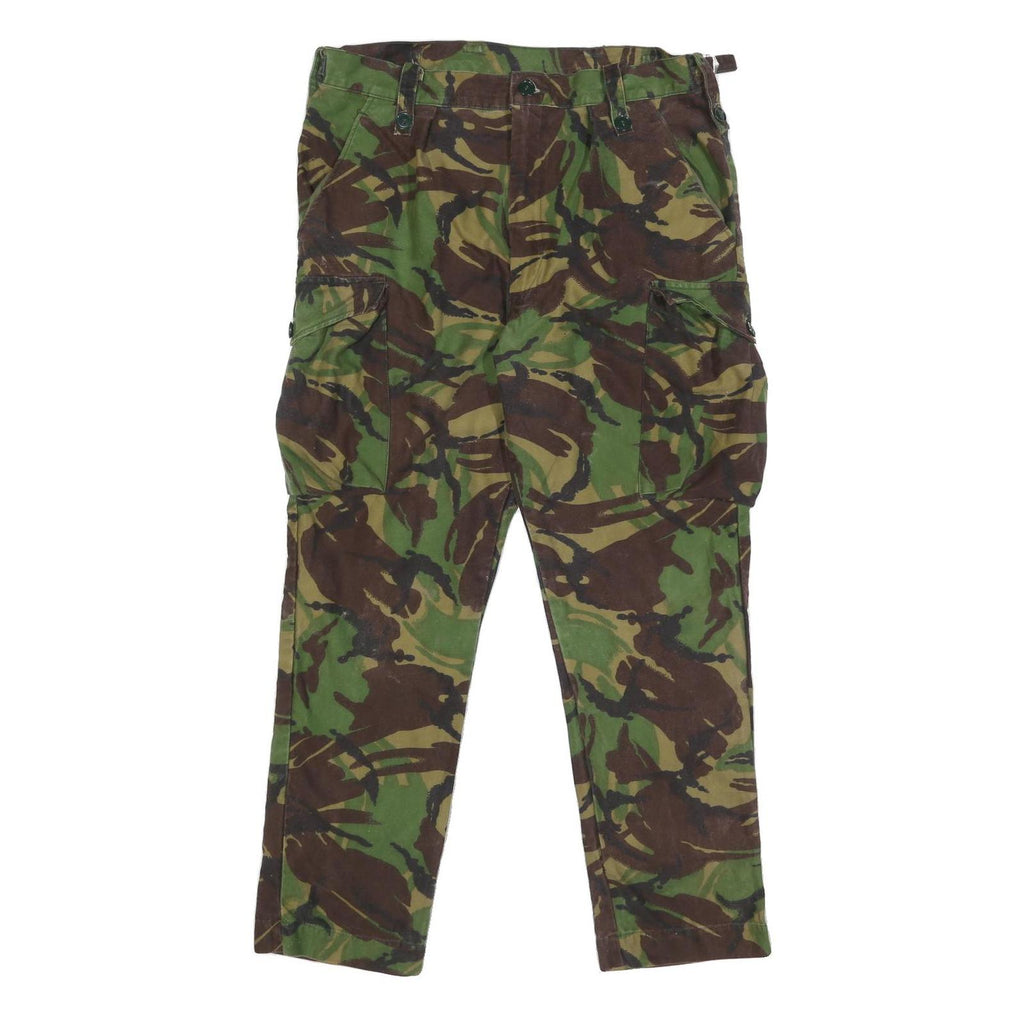 SUPERCRAFT GARMENTS Mens Cotton Blend Slim Camouflage Cargo Trousers W32 L29
