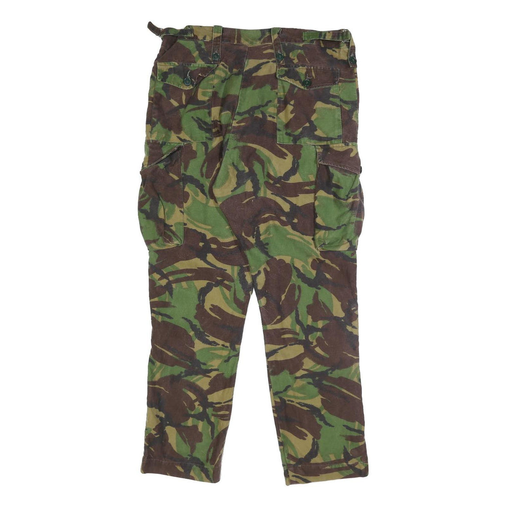 SUPERCRAFT GARMENTS Mens Cotton Blend Slim Camouflage Cargo Trousers W32 L29