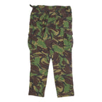 SUPERCRAFT GARMENTS Mens Cotton Blend Slim Camouflage Cargo Trousers W32 L29