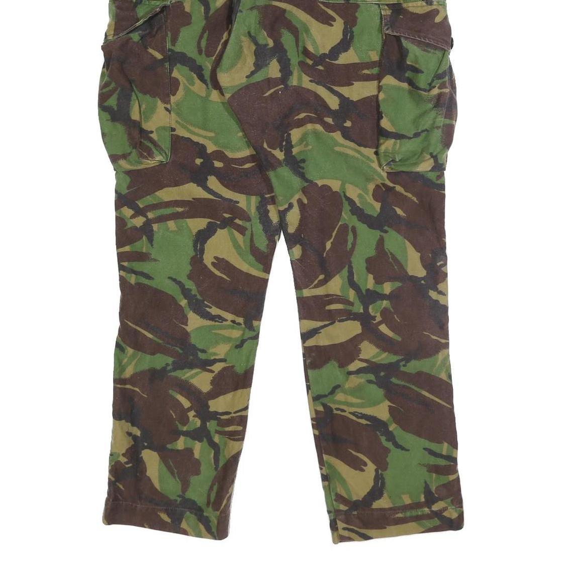 SUPERCRAFT GARMENTS Mens Cotton Blend Slim Camouflage Cargo Trousers W32 L29