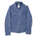 G-STAR Womens Blue Cotton Blend Denim Jacket M Button Closure Classic Fit