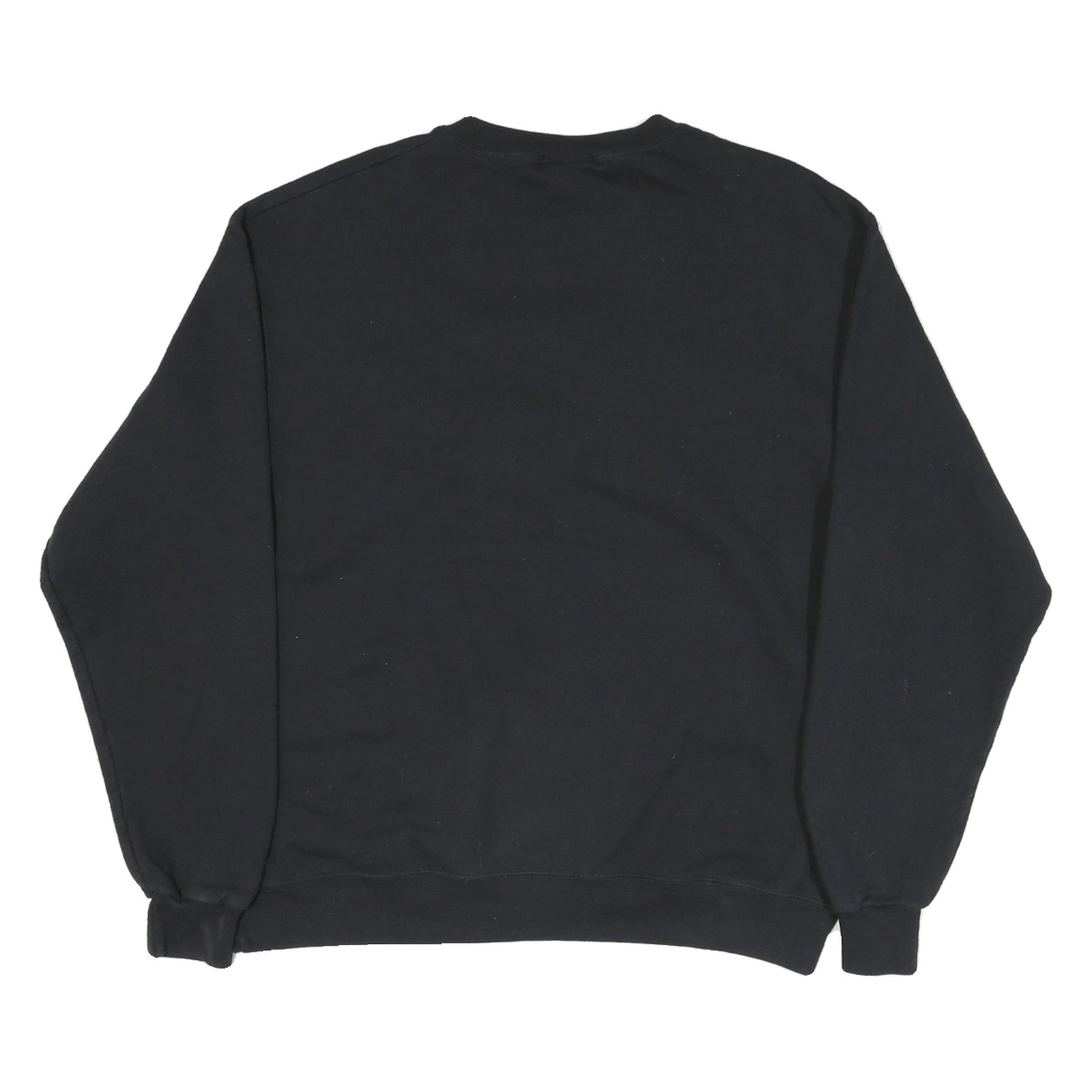 CHAMPION Mens Black UCCS Crew Neck L Cotton Blend Sweatshirt Pullover