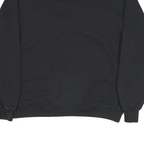 CHAMPION Mens Black UCCS Crew Neck L Cotton Blend Sweatshirt Pullover