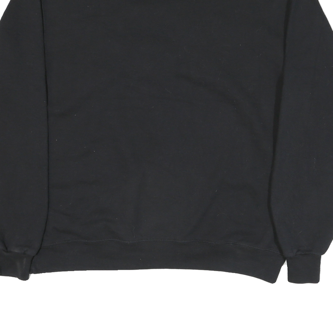 CHAMPION Mens Black UCCS Crew Neck L Cotton Blend Sweatshirt Pullover