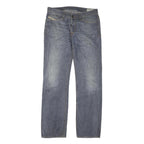 DICKIES Mens Regular Fit Denim Blue Jeans W36 L34 Button Closure Classic Style