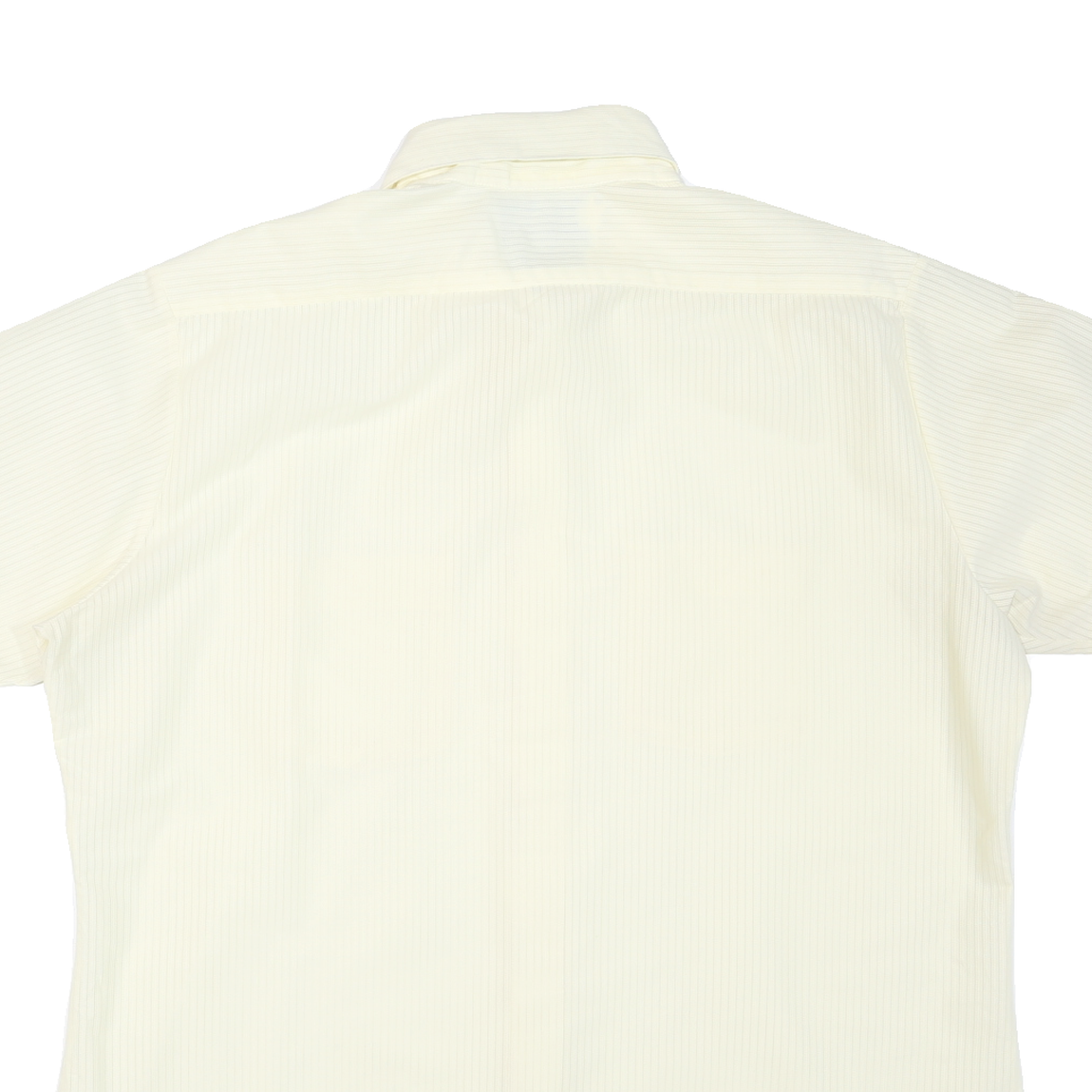 KOOL KNIT Mens Cream & Beige Shirt L Short Sleeve Button Front Casual