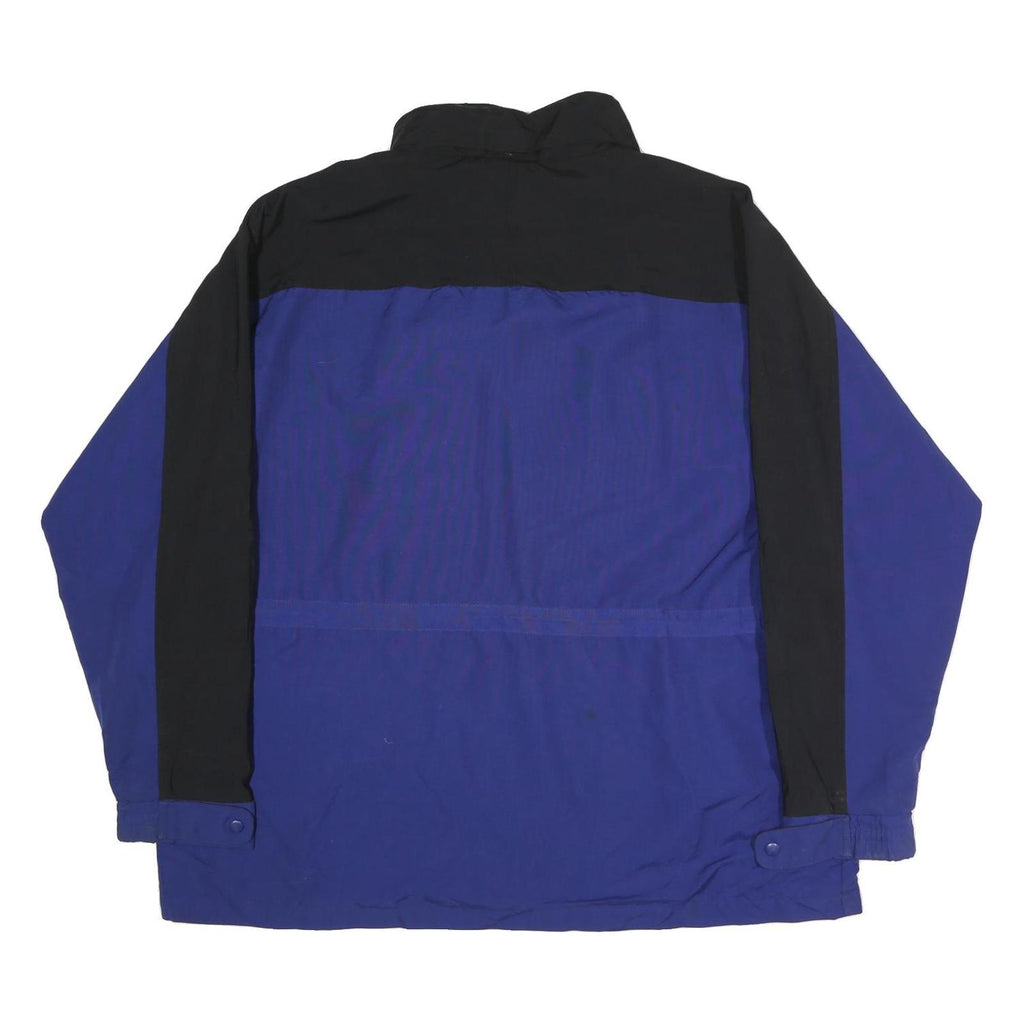 CARHARTT Mens Blue & Black Zip Jacket XL Cotton Workwear Durable