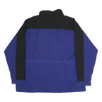 CARHARTT Mens Blue & Black Zip Jacket XL Cotton Workwear Durable