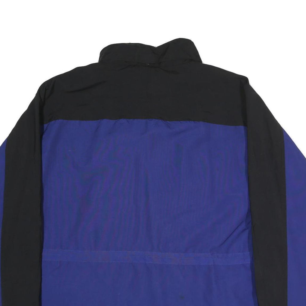 CARHARTT Mens Blue & Black Zip Jacket XL Cotton Workwear Durable