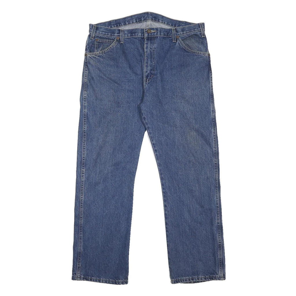 DICKIES Mens Jeans Blue Regular Straight Denim Medium W36 L30 Workwear