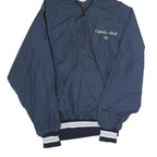 HARVARD CLOTHING Mens Navy Blue Captain Andi 96 Zip Hooded Polyester Jacket M