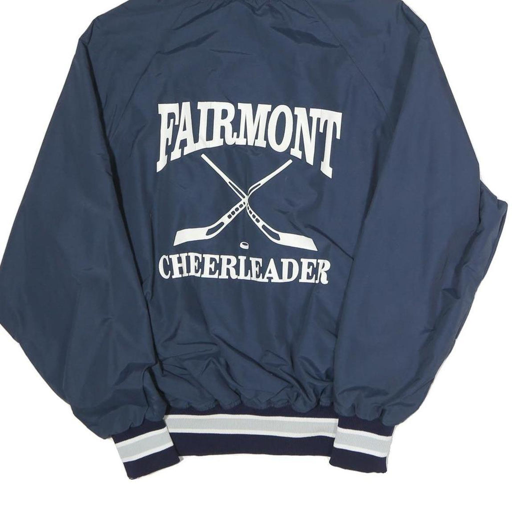 HARVARD CLOTHING Mens Navy Blue Captain Andi 96 Zip Hooded Polyester Jacket M