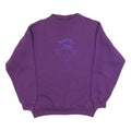 US BULL Womens Purple Crew Neck L Sweatshirt Cotton Blend Comfortable Casual