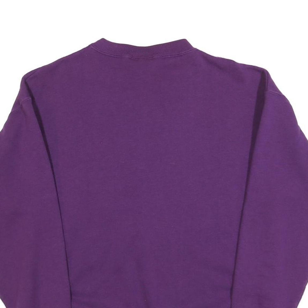 US BULL Womens Purple Crew Neck L Sweatshirt Cotton Blend Comfortable Casual