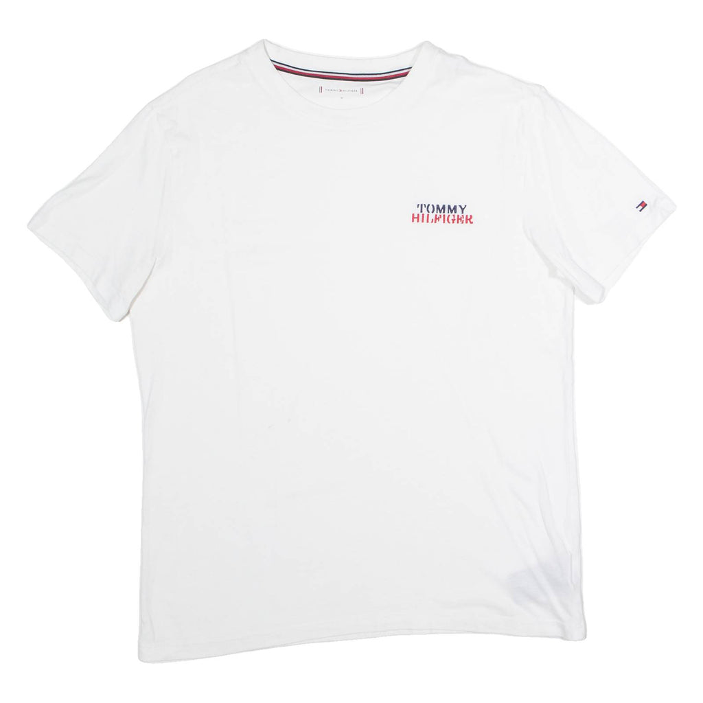 TOMMY BAHAMA Mens T-Shirt White Crew Neck M