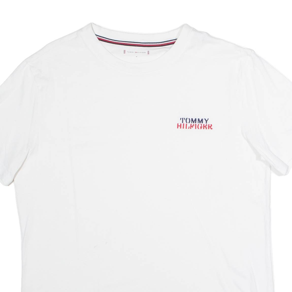 TOMMY BAHAMA Mens T-Shirt White Crew Neck M