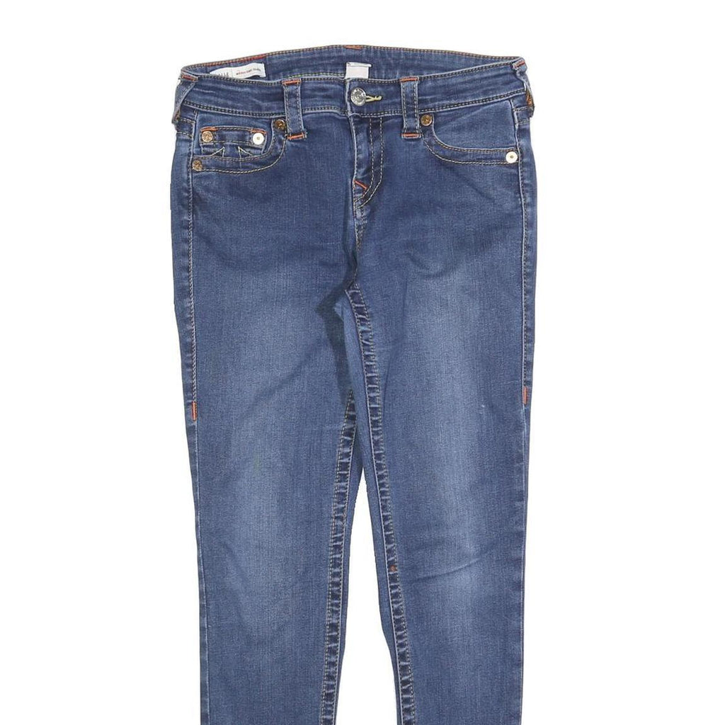 TRUE RELIGION Womens Jeans Blue Slim Skinny Denim Medium Wash W29 L28 Stylish