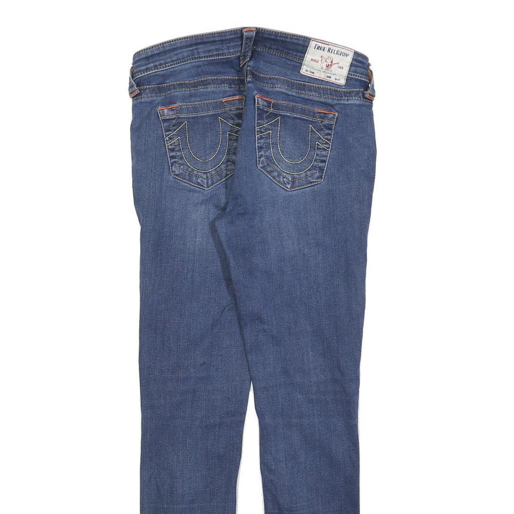 TRUE RELIGION Womens Jeans Blue Slim Skinny Denim Medium Wash W29 L28 Stylish