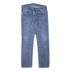 CALVIN KLEIN JEANS Mens Slim Blue Denim Jeans W32 L32 Zip Classic Fit