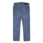 CALVIN KLEIN JEANS Mens Slim Blue Denim Jeans W32 L32 Zip Classic Fit
